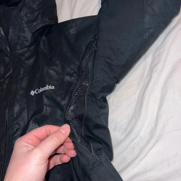 Columbia Black Hooded Jacket - Picture 3 of 7